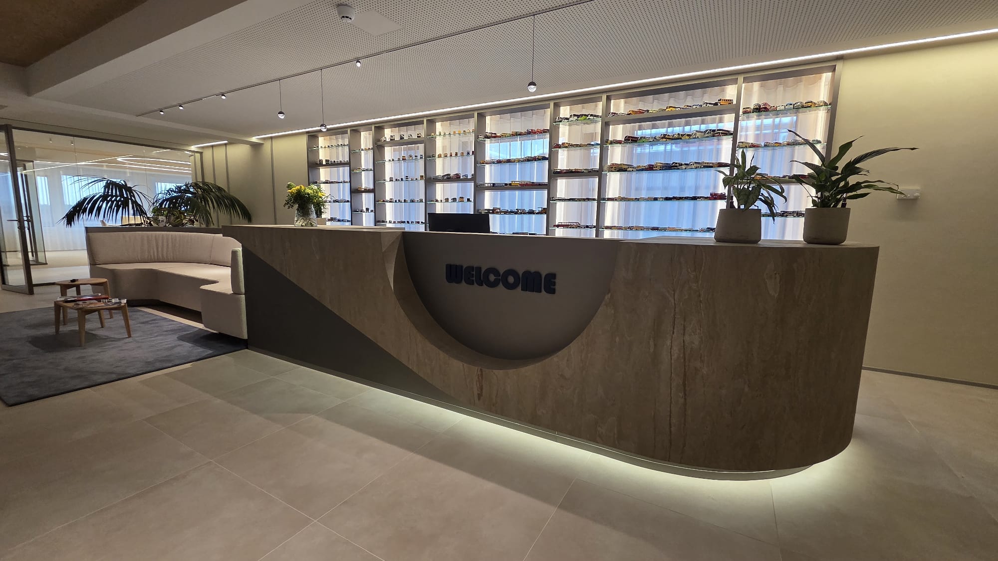 Office reception fit-out